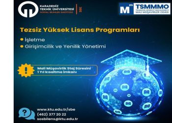 Odamız ve KTÜ iş birliği ile Tezsiz Yüksek Lisans Programı