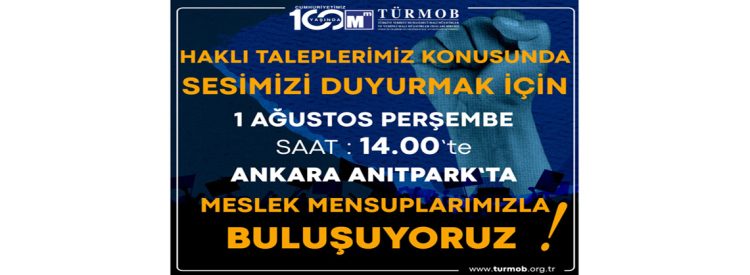 Haklı Taleplerimizi Duyurmak İçin Ankara Anıtpark’ta Buluşuyoruz.