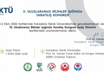 Karadeniz Teknik Üniversitesi’ nde gerçekleştirilecek olan 10. Uluslararası Bilimler Işığında Yaratılış Kongresi Açılış Töreni’ ne tüm üyelerimiz davetlidir.